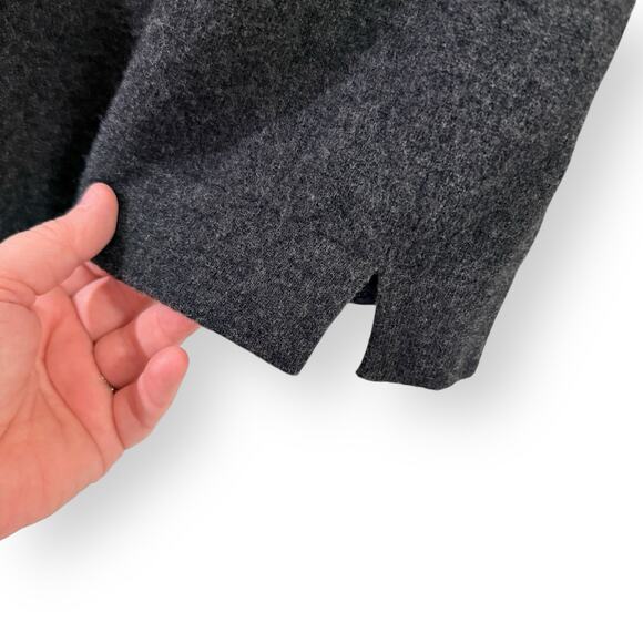 Polo Ralph Lauren Womens XS Merino Wool Cashmere Crewneck Sweater Charcoal Gray - Picture 4 of 9